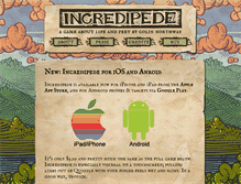 Tablet Screenshot of incredipede.com